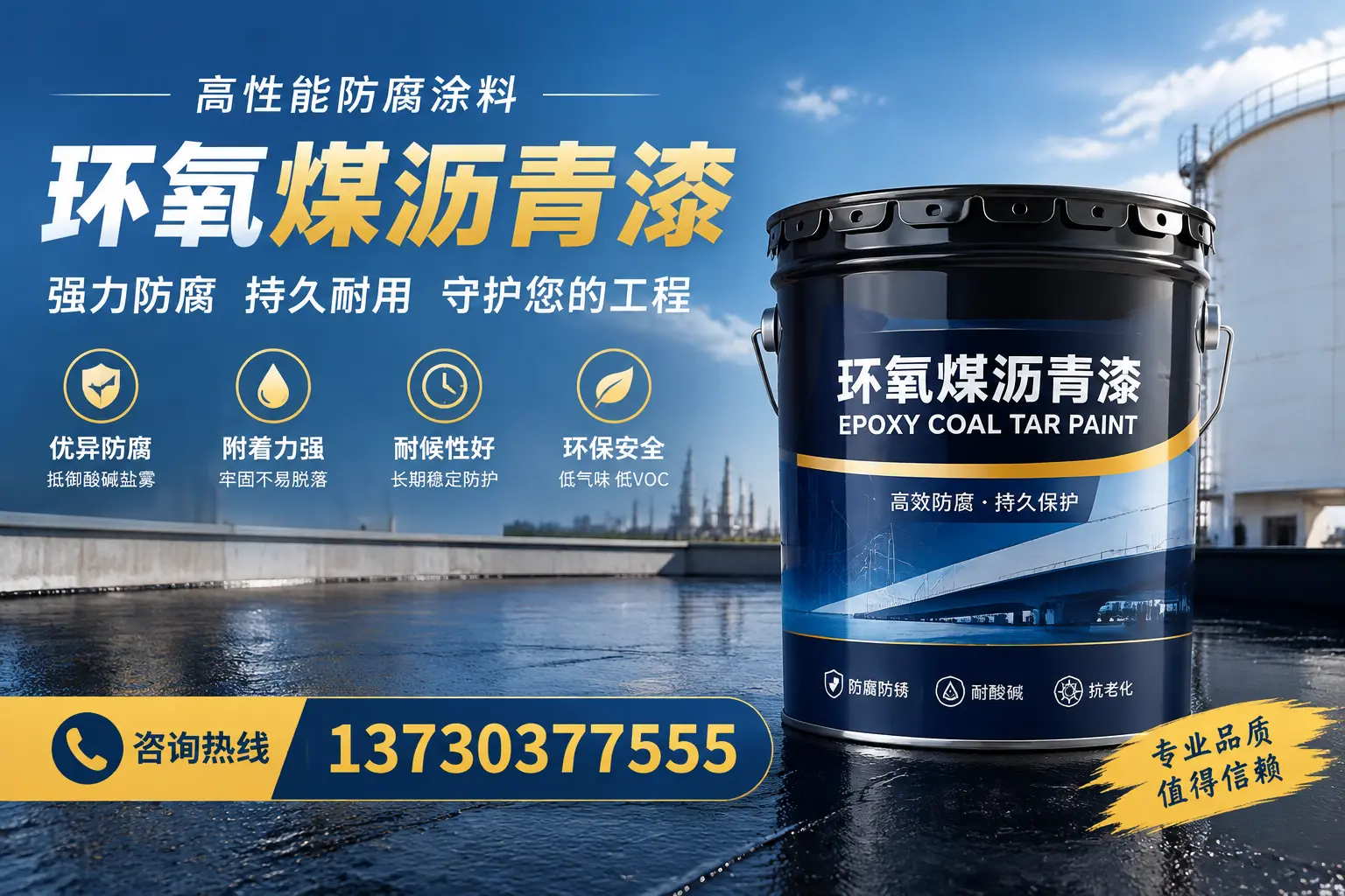 环氧煤沥青漆的耐久性分析，适合咸宁的使用场景