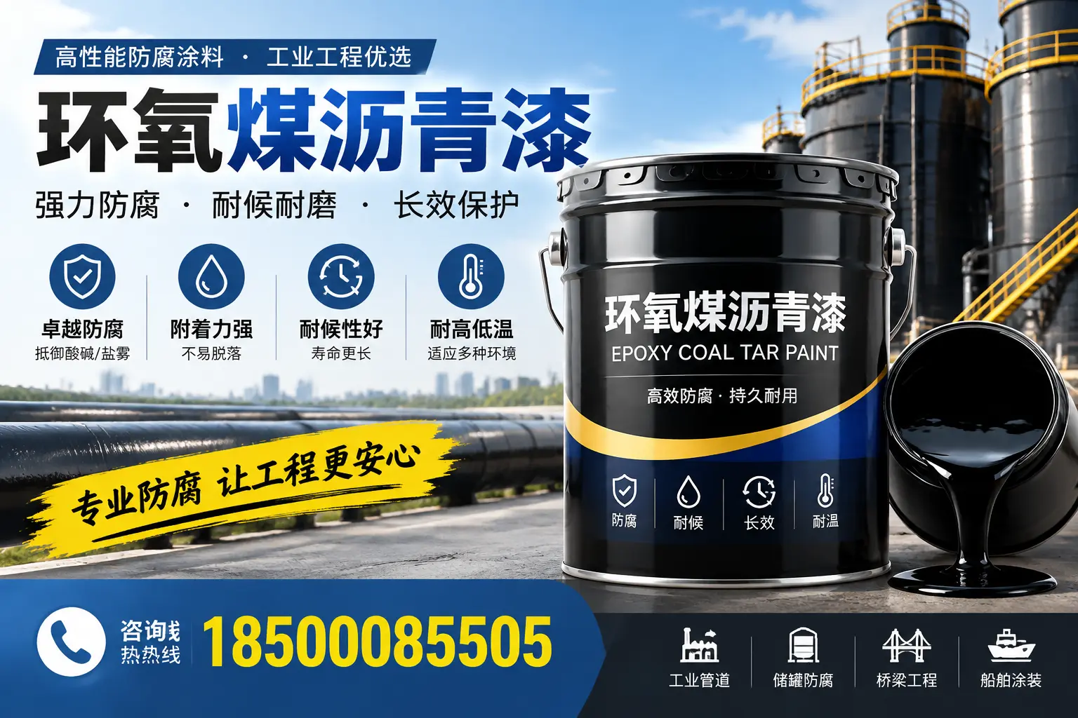 环氧煤沥青漆的施工方法与注意事项，确保在咸宁顺利完成